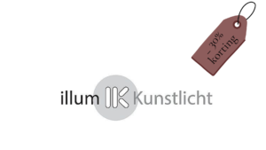 30% korting op alle design verlichting van Illum Kunstlicht - besteld via scherpvision.nl