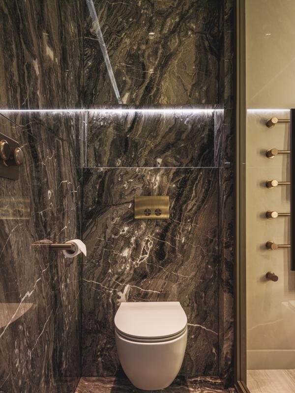Inspiratie toilet ruimte hotel chique uitstraling