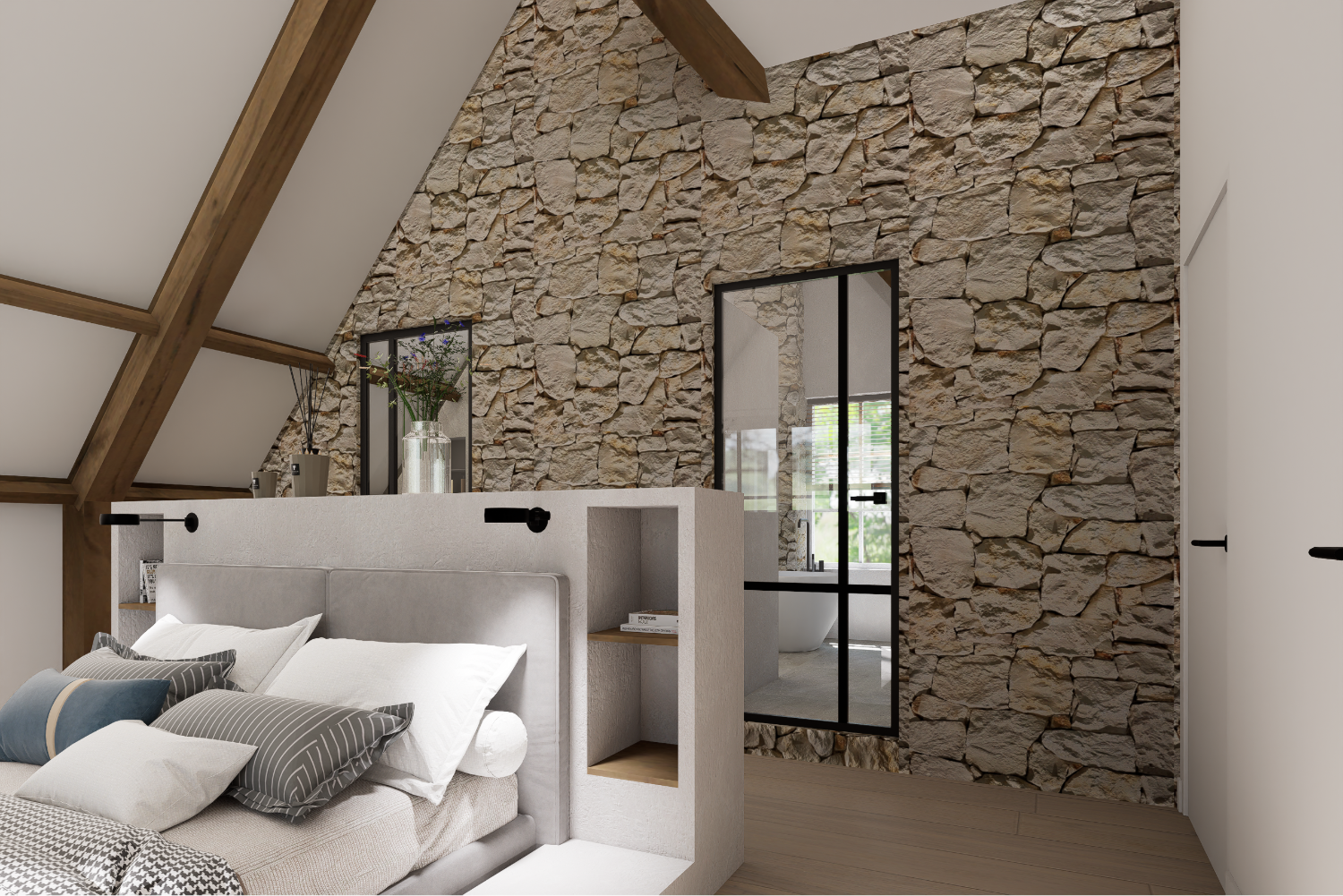 Artist Impression bedachterwand via ScherpVision.nl