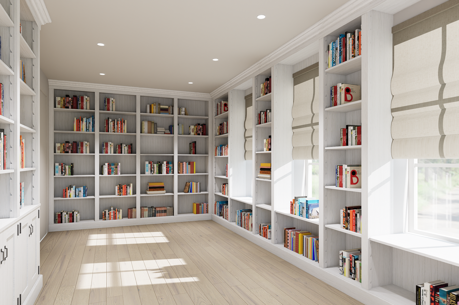 Kastenwand op maat, 3D-ontwerp via Scherp Vision