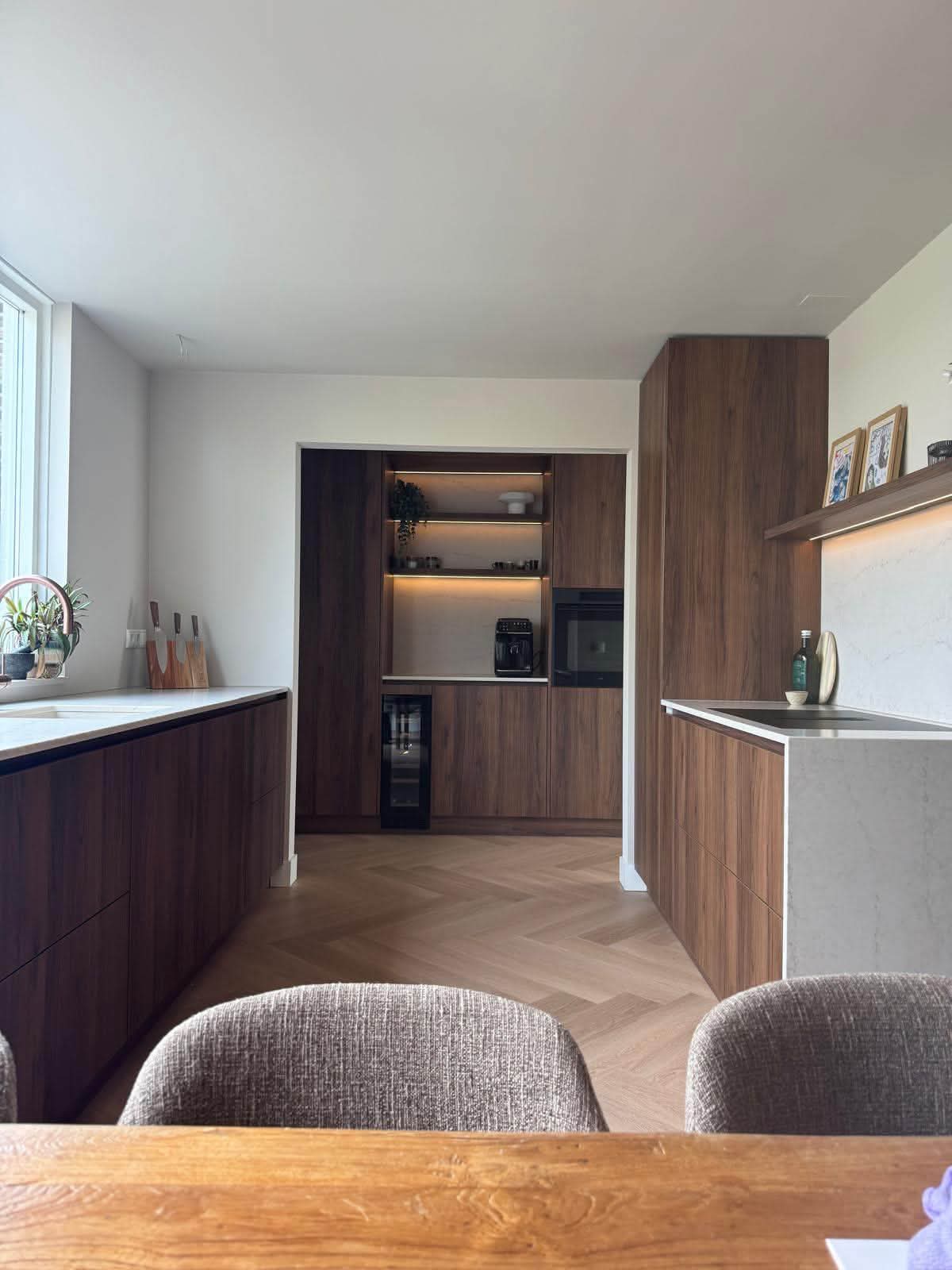 Noten-hout-keuken